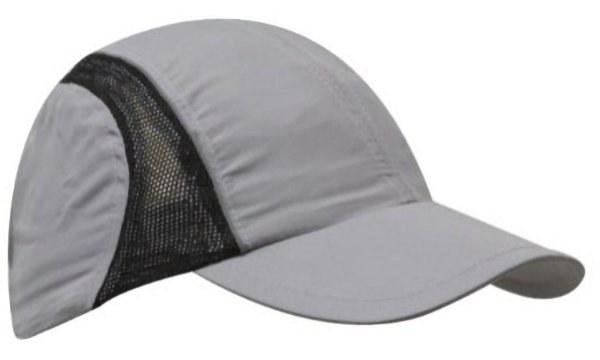 Sports cap with flat crown