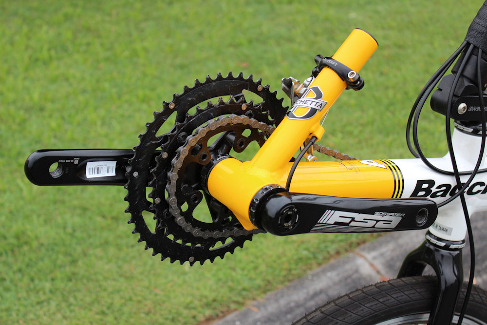 Bacchetta Giro A26 chainring from left