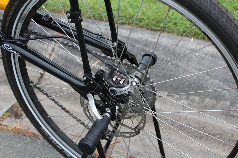 Bacchetta Giro A26 rear wheel from left