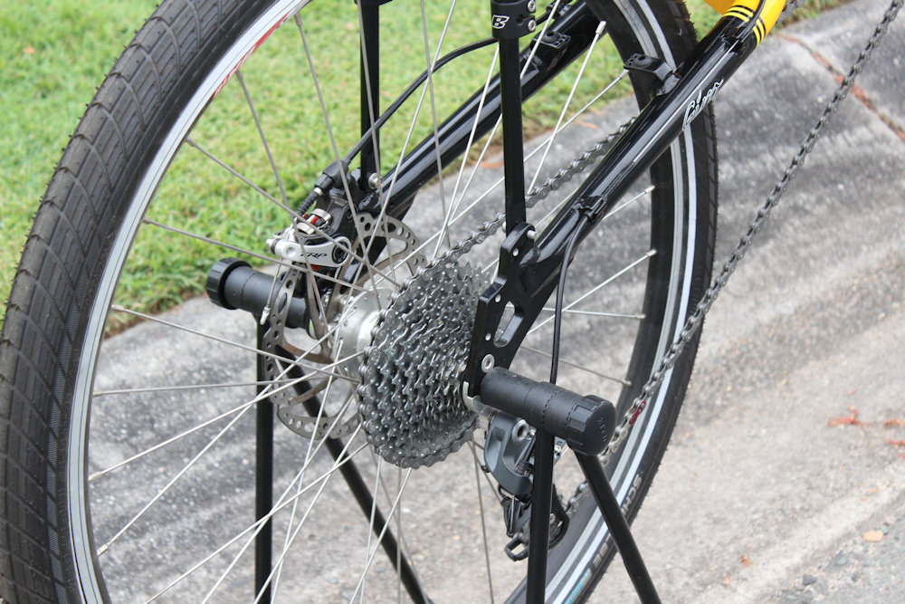 Bacchetta Giro A26 rear cassette from right