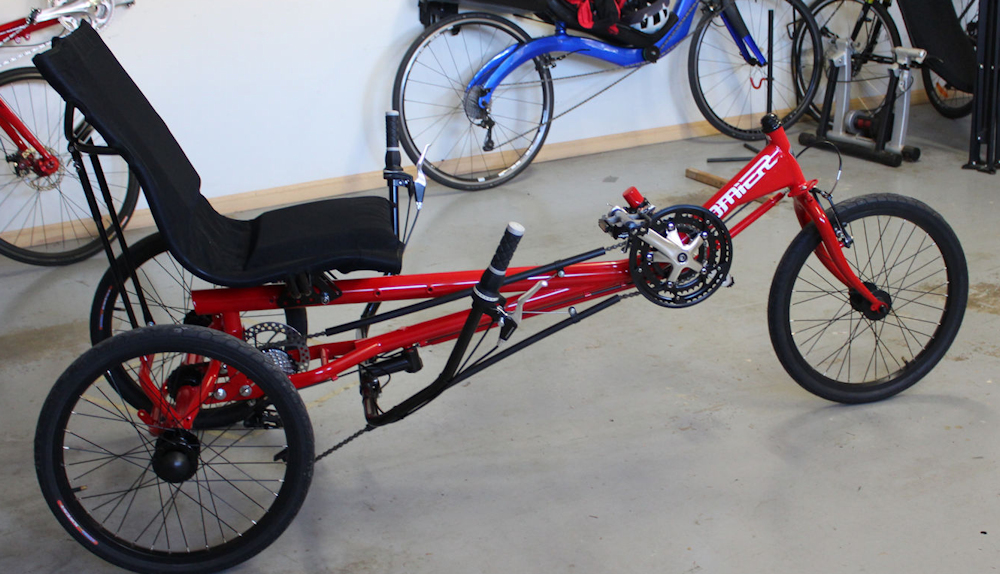 Rehatri Delta trike right side view