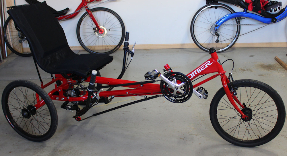 Rehatri Delta trike right side view